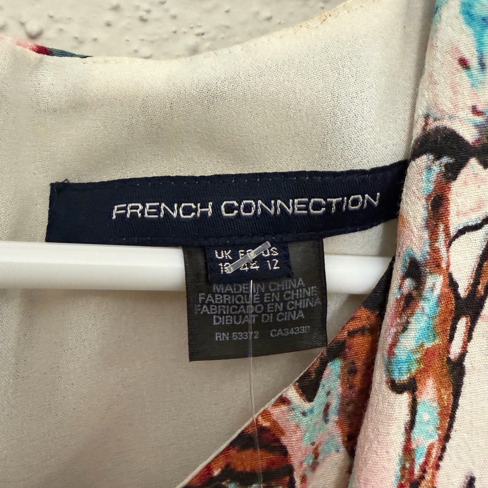 French Connection Multicolor Abstract Dress - Picture 4 of 6
